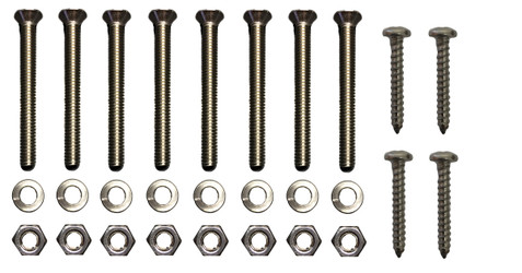 Screws & Nuts for Aluminum Bed - Set of 8