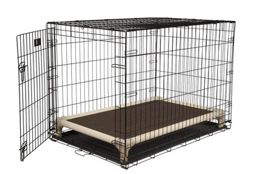 Almond PVC Crate Bed
